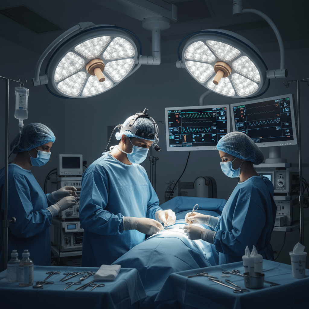 غرفة العمليات الجراحية المتقدمة