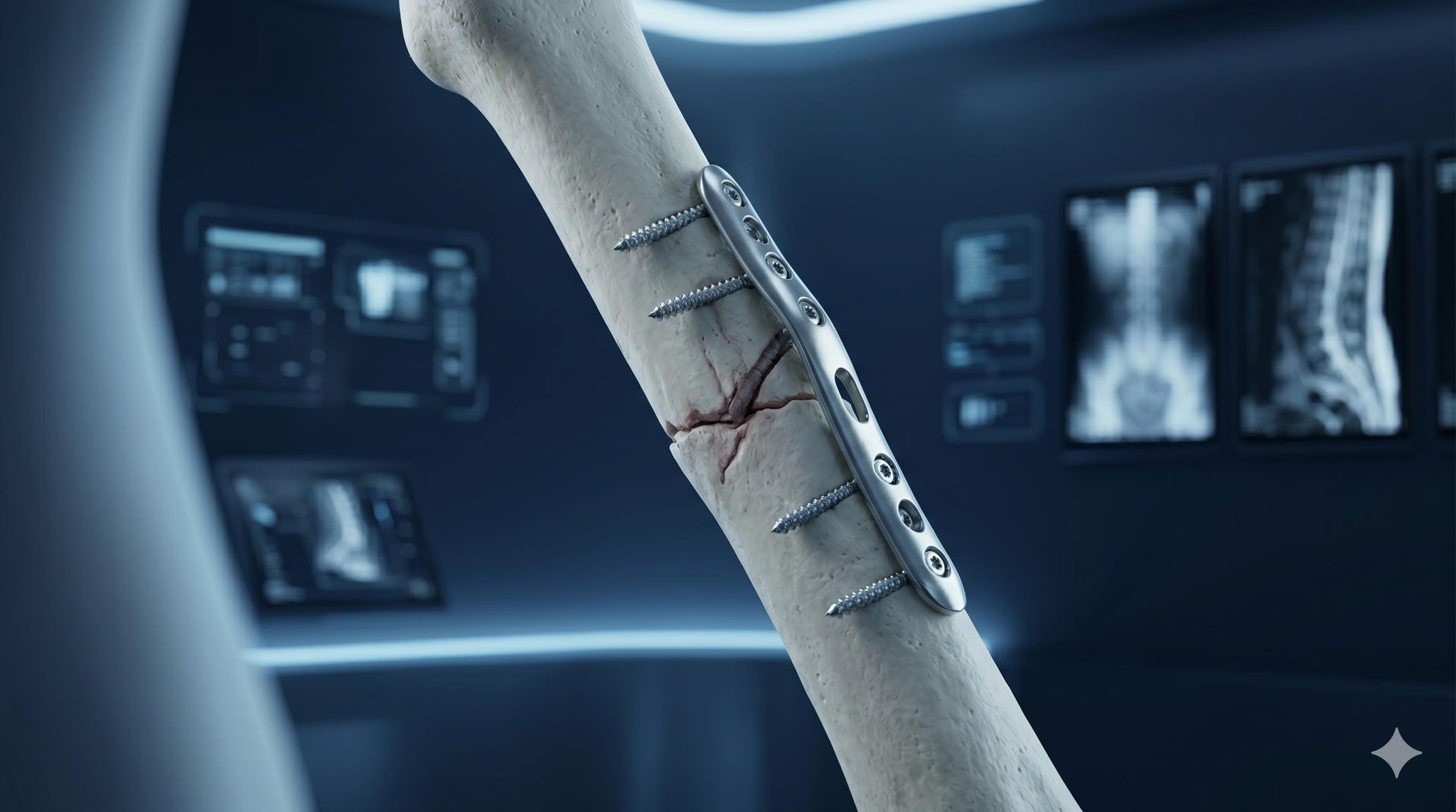 علاج كسور العظام